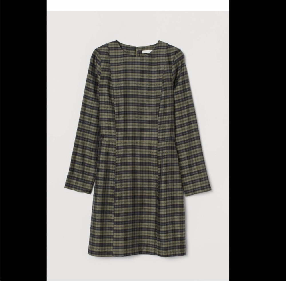H&M plaid dress